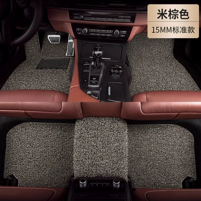 Modelə uyğun ayaqaltı Car Wire Loop Floor Mats - beige-brown