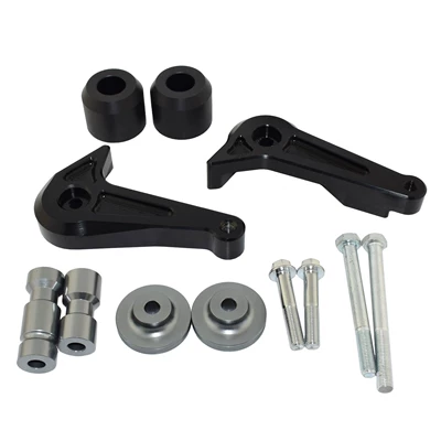rod anti-collision protection, Motorcycle frame - titanium-color