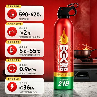 Vehicle fire extinguisher, Extinguisher, Water-Based for Private Cars