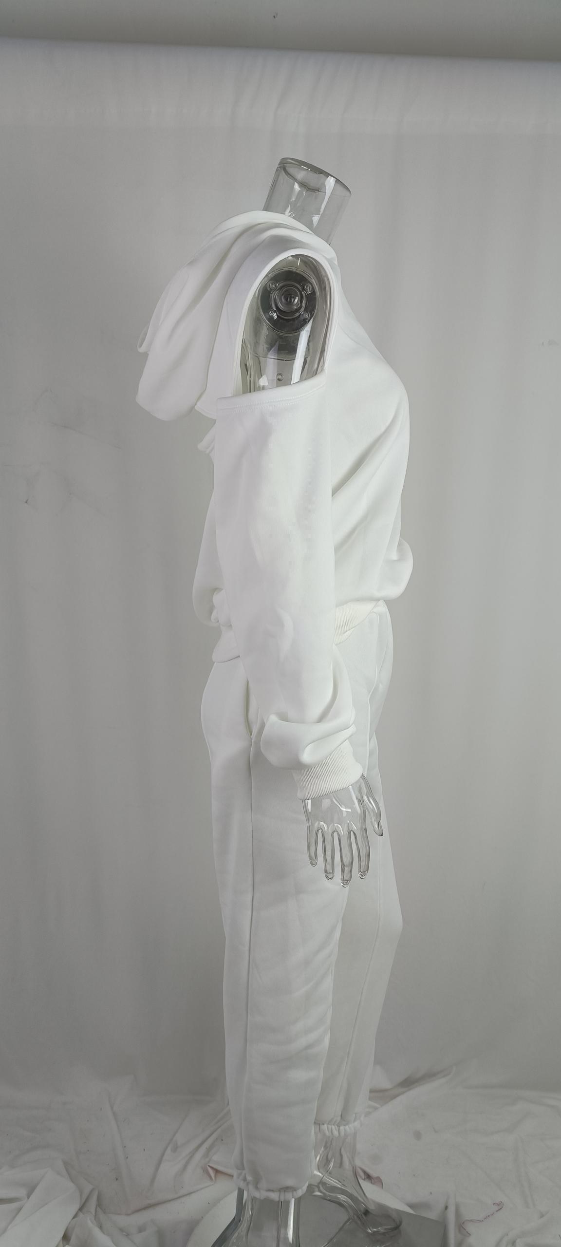 Versatile Women's Fleece-lined Long-sleeve Shorts Set For Spring_voghion.com