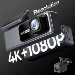 V60 4K+1080P Ultra HD Videoqeydçi, WiFi Avtomobil Kamerası