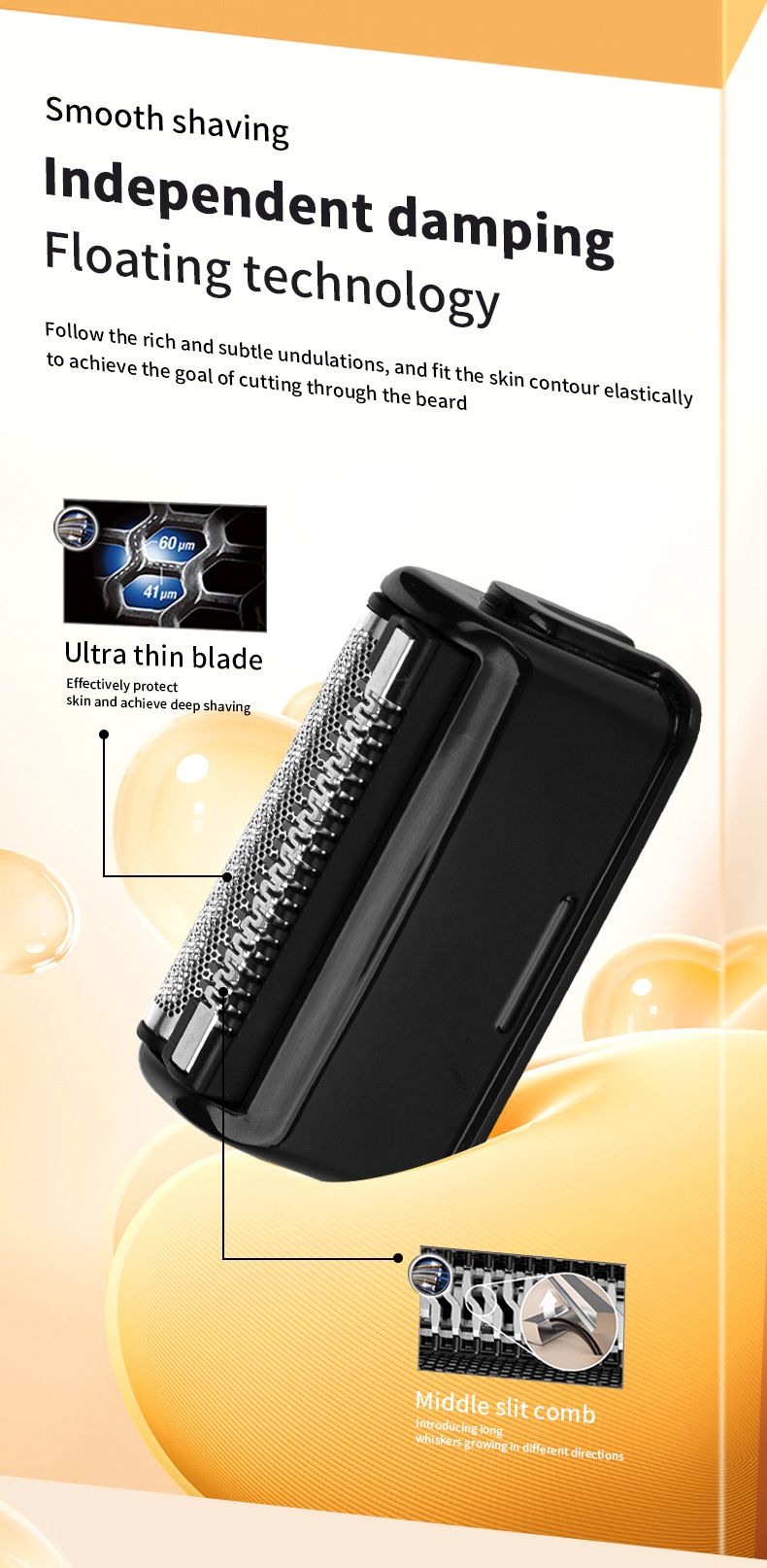 Usb Rechargeable Electric Shaver Portable Reciprocating Shaver_voghion.com