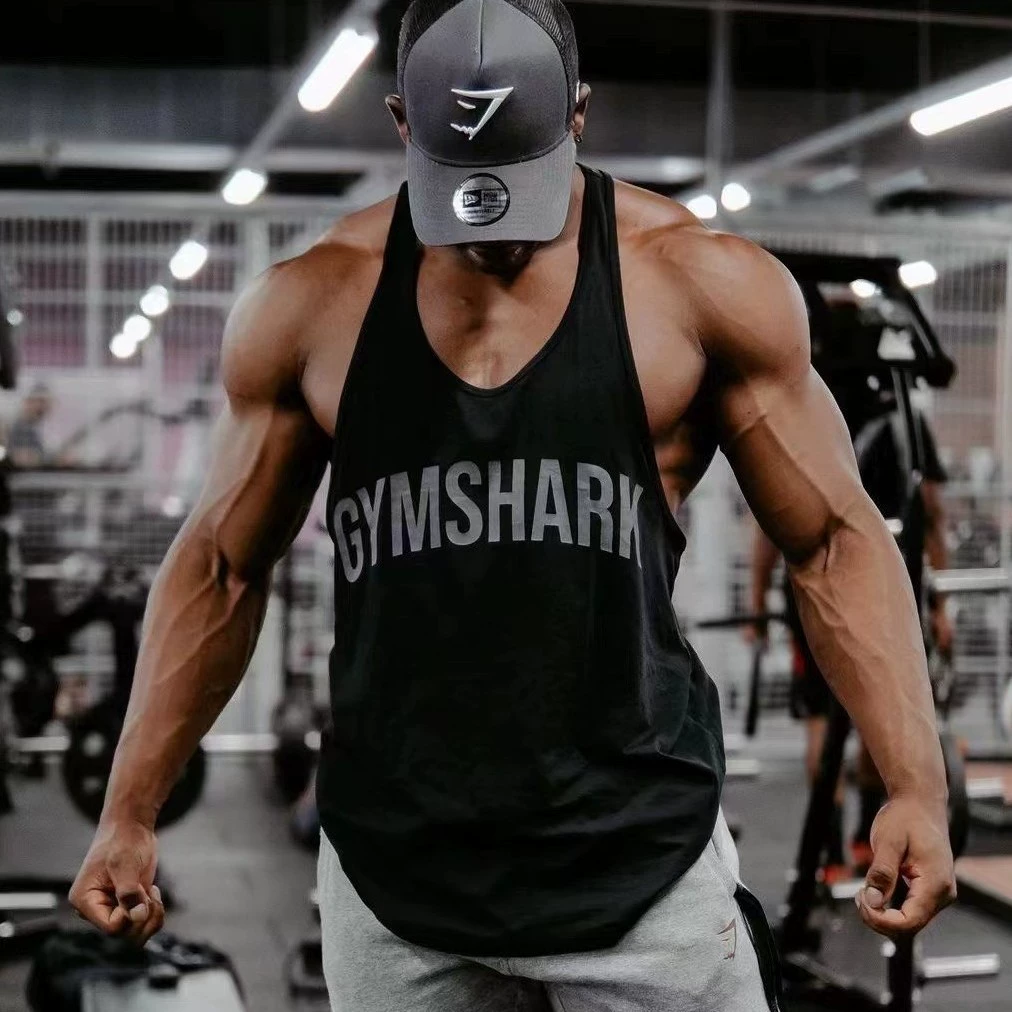 Gymshark power жилет Gymshark Worldwhits Хлопок Спорт Фитнес Силовые тренировки Мужчины без рукавов