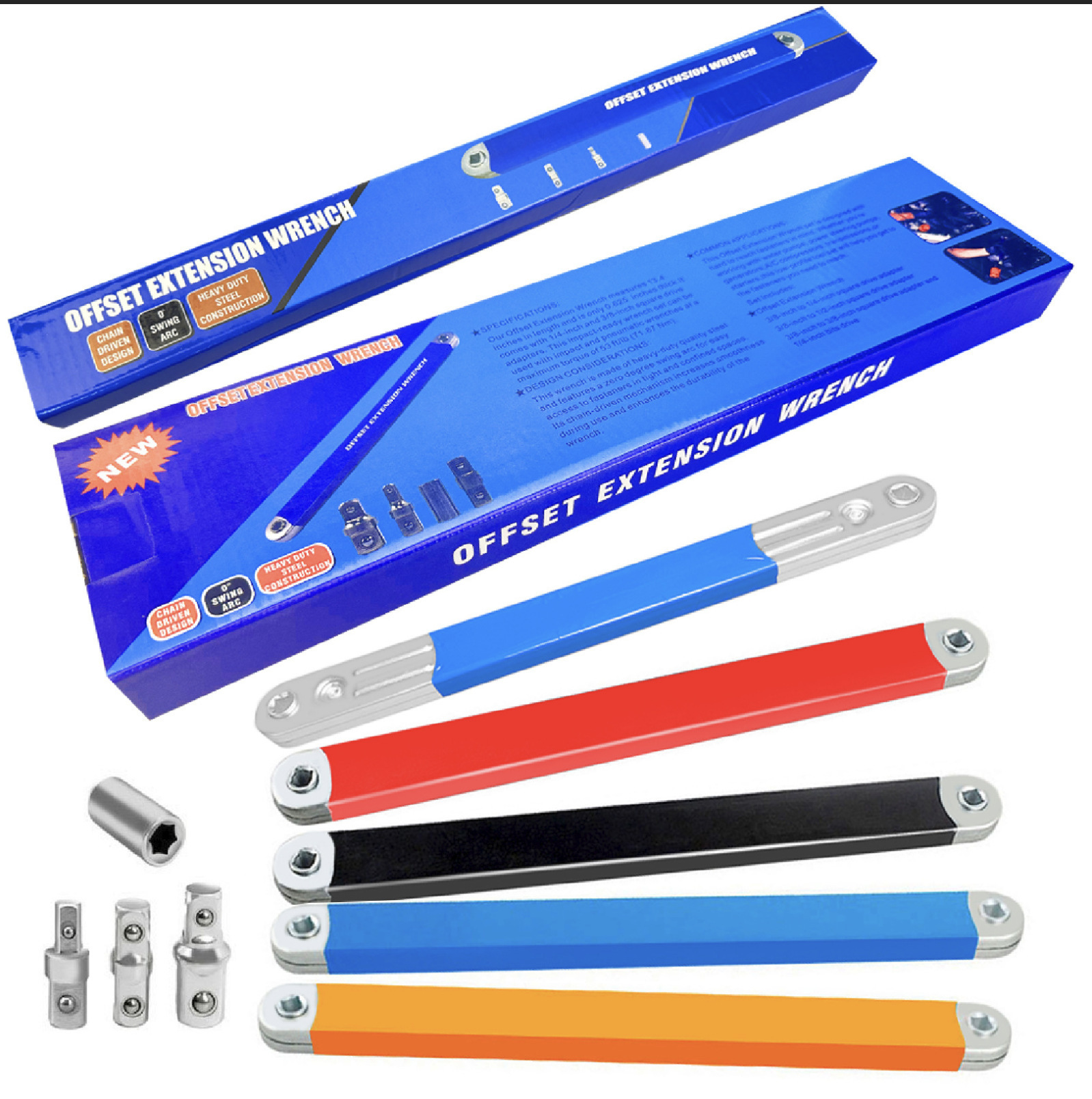 JGF棘轮延长扳手offset Extension wrench多功能通用可调节扳手