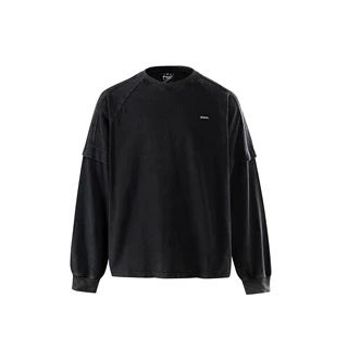 RUIIENRS x NOT BRAND 2025秋季新款两条杠水洗做旧长袖T95331