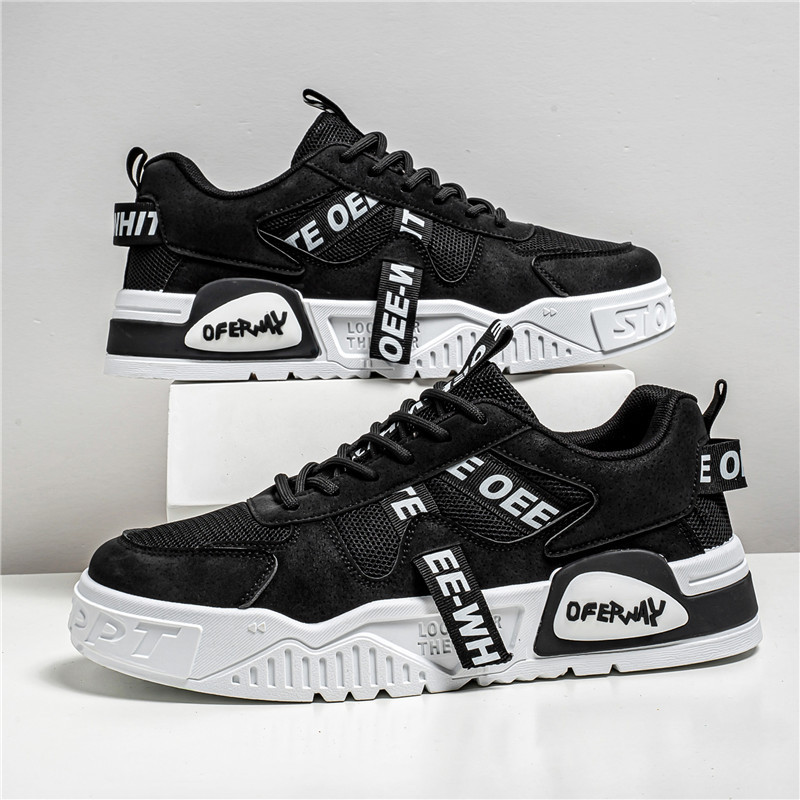 Zapatos de hombre 2024 verano nuevo nicho de suela gruesa zapatos de moda deportivos casuales zapatos de skate de moda para hombres