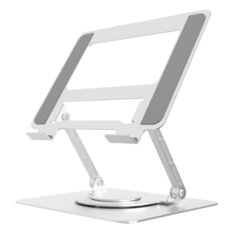 Aleación de aluminio giratorio portátil soporte vertical plegable elevación refrigeración portátil soporte al por mayor