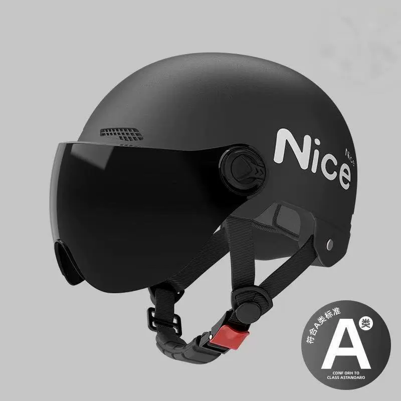 Новый шлем для электромотоциклов, соответствующий национальному стандарту 3C, для мужчин и женщин, подходит для езды на электроскутерах, защита от летнего солнца, всесезонный универсальный защитный шлем.