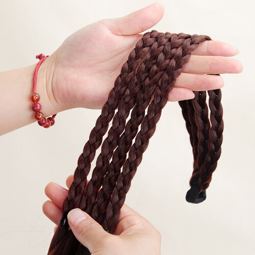 New Chinese braid wig braid braid long braid fashion boxing braid wig female ponytail sweet cool millennium hottie