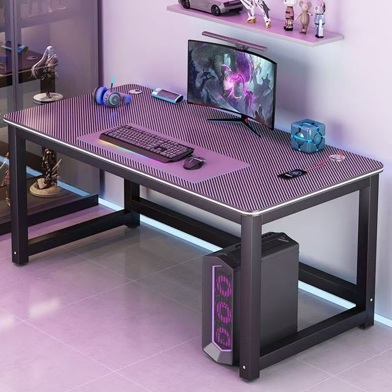 Desktop Double Computer Table, Gaming Table, Bedroom Home Desk, Study Table, Simple Office Desk, Carbon Fiber Table Desktop Double Computer Table, Gaming Table, Bedroom Home Desk, Study Table, Simple Office Desk, Carbon Fiber Table