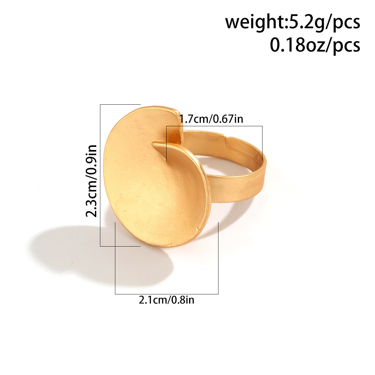Geometric, Flower Pattern Elegant Geometric Flower Alloy Irregular Plating Women's Open Rings Rings