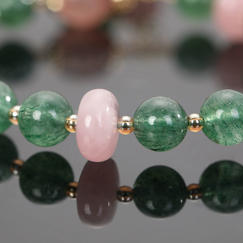 Crystal bracelet wax agate