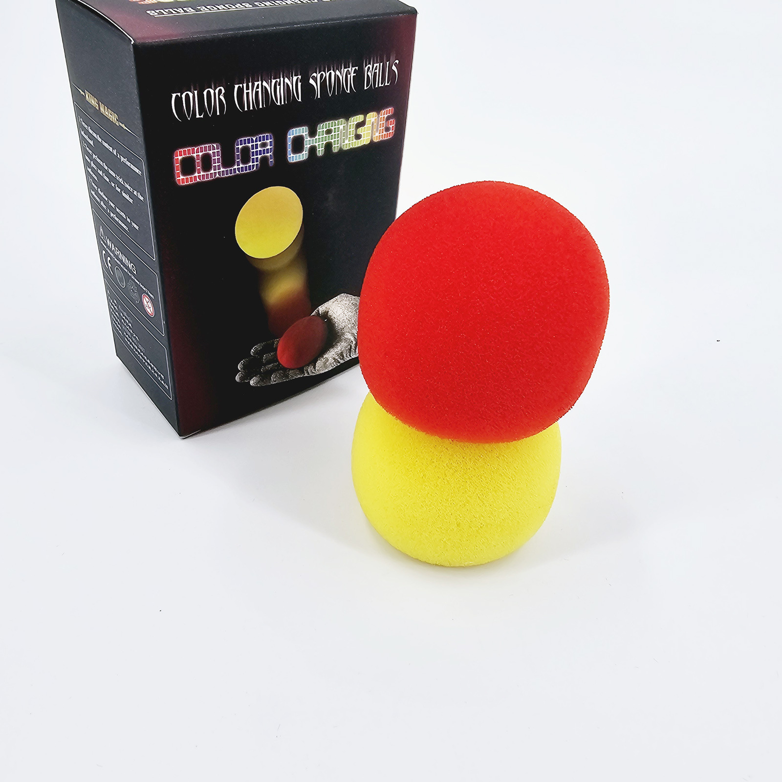 G1318 que cambia de color Bola de esponja rey mágico juguete mágico de cerca accesorios mágicos fábrica al por mayor