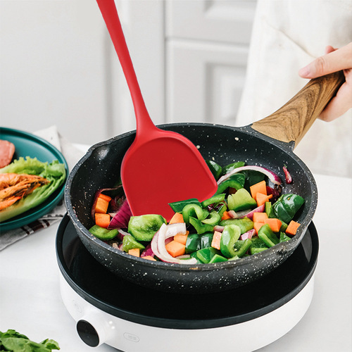 Silicone kitchenware set all-in-one silicone spatula soup spoon non-stick pan suitable for household cooking spatula kitchen tools