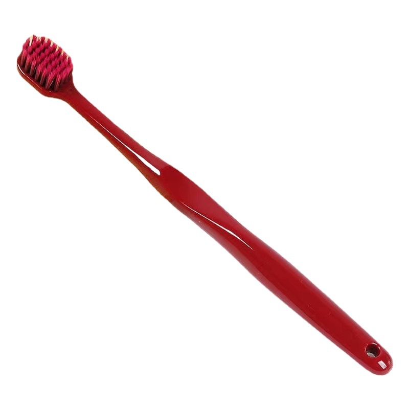 New Bright Red Double Happiness Wedding Bride's Dowry Toothbrush Couple Wedding Double Happiness Toothbrush Soft Bristle Toothbrush Set