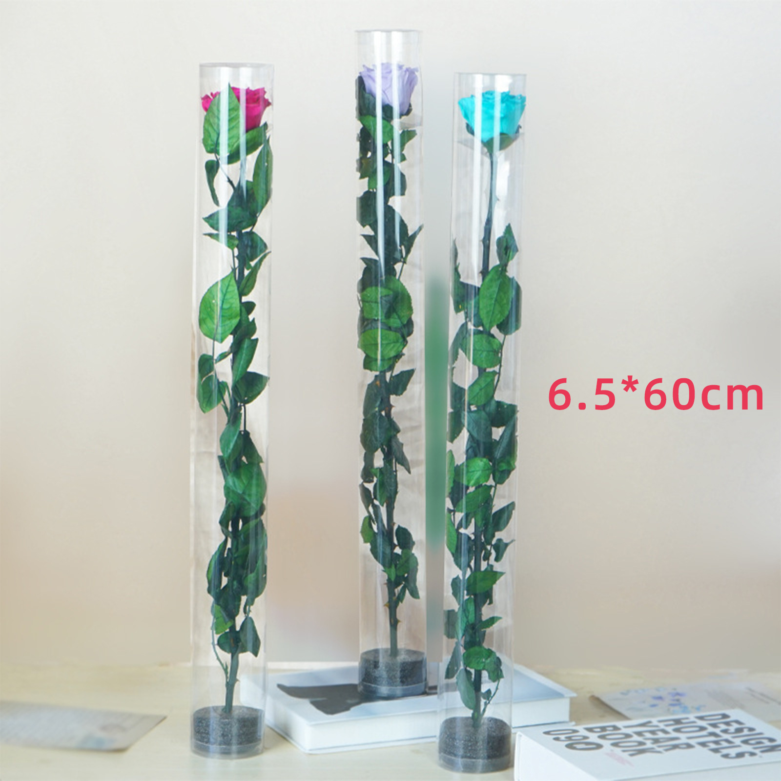 Naxi reina flor eterna tubo de ensayo ramo planta espécimen Qixi enviar novia transfronteriza Amazon adornos de suministro directo