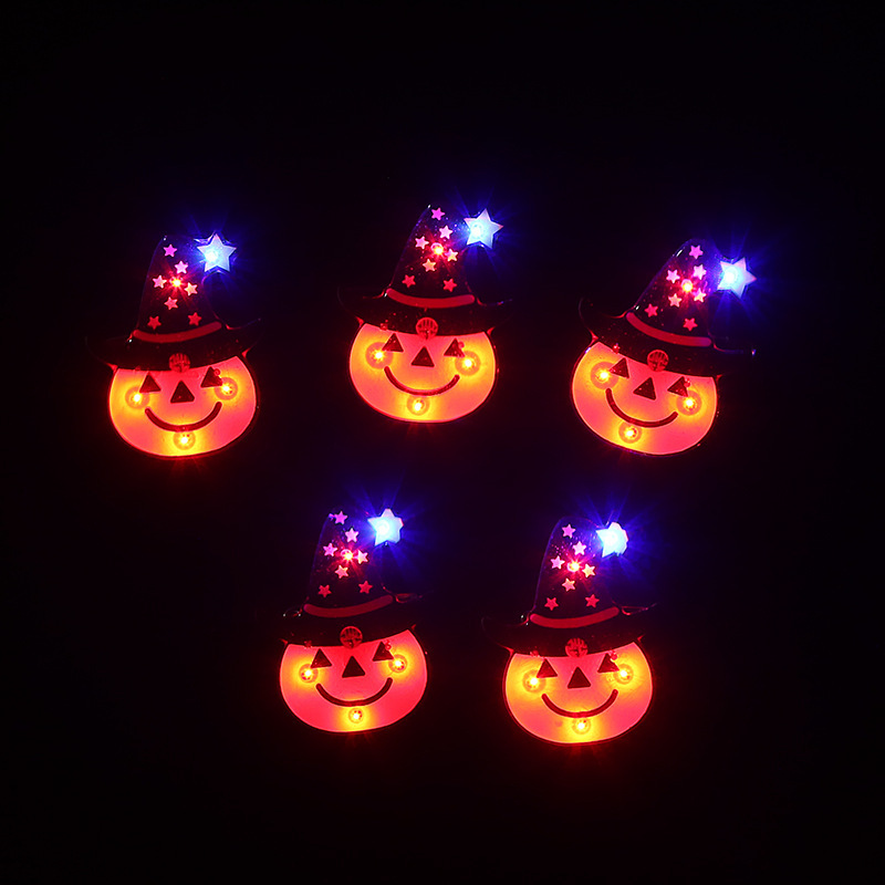 ハロウィーン発光指輪カボチャランプ飾り指ledフラッシュ幼稚園児童プレゼント玩具プレゼント|undefined