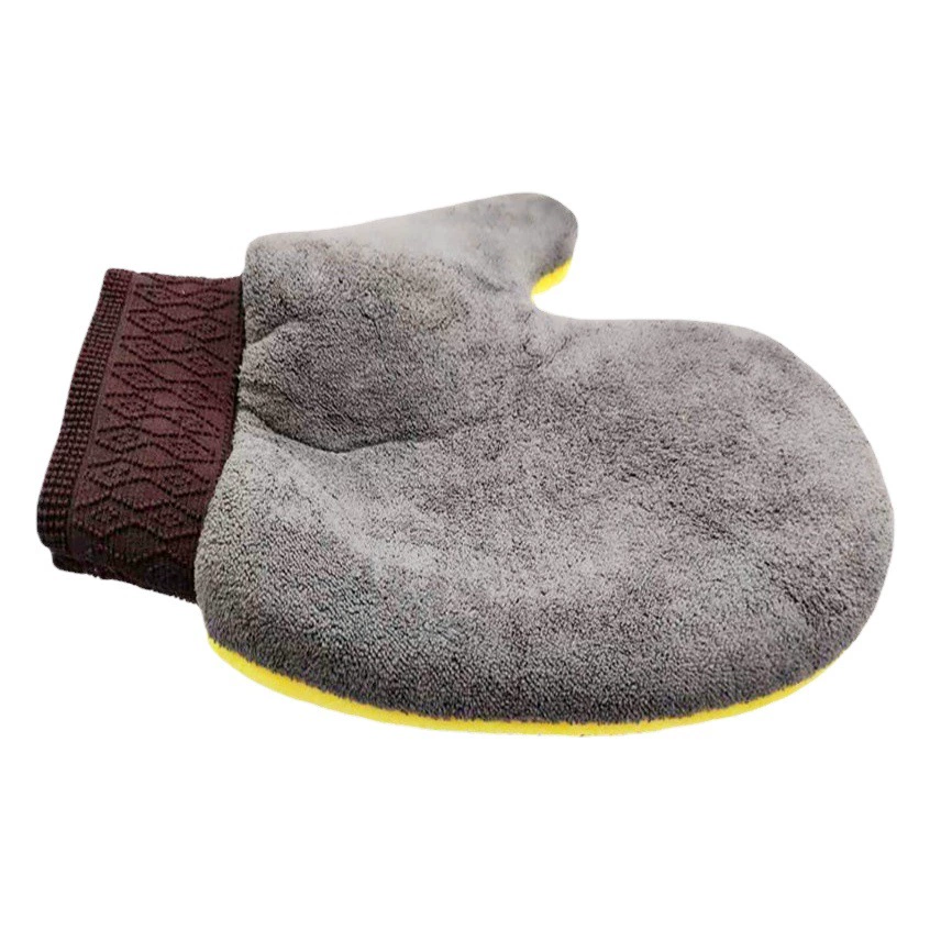 Новые коралловые флисовые перчатки для большого пальца товары для чистки автомобилей двусторонние утолщенные полотенца для мытья автомобилей Инструменты многофункциональная мойка автомобилей Медвежья Лапа