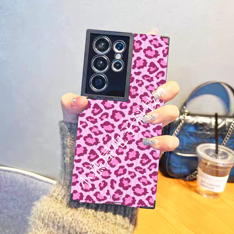 Leopard Print New Phone Case Suitable for Samsung S25Ultra All-Inclusive Protective Case S25 Soft Case S22 S24 S23 Leopard Print New Phone Case Suitable for Samsung S25Ultra All-Inclusive Protective Case S25 Soft Case S22 S24 S23