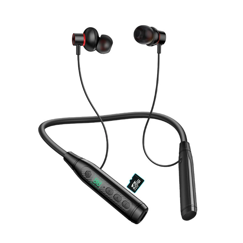 Cross -border neck hanging Bluetooth headset in -ear metal