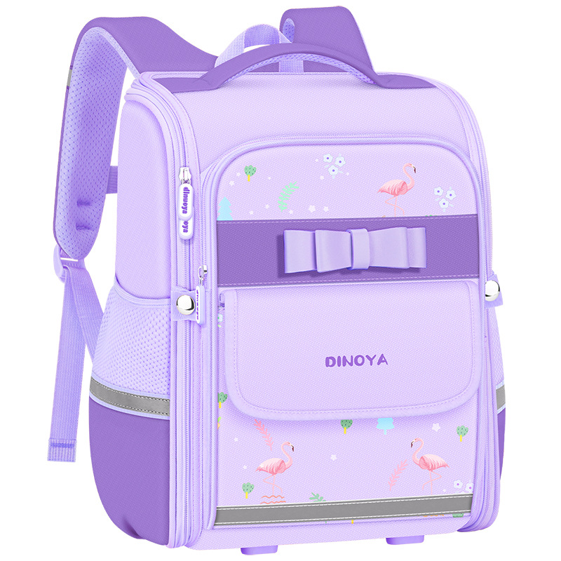 Escuela primaria 3-6 grado mochila escolar niña estilo coreano simple ocio ligero mochila escolar de gran capacidad para niños