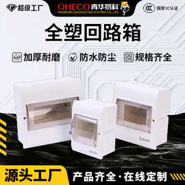 D青华易科配电箱回路箱Q1全塑PZ30开关控制箱照明箱明暗弱电箱