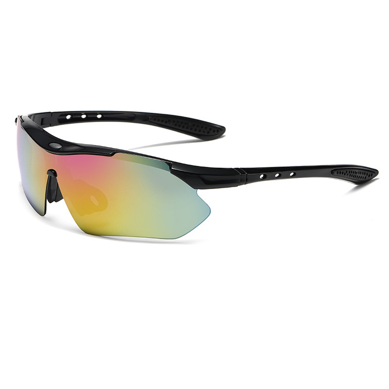 Cross-border outdoor sports sunglasses, stylish cycling bike glasses, trendy unisex windproof sunglasses, factory and wholesale
