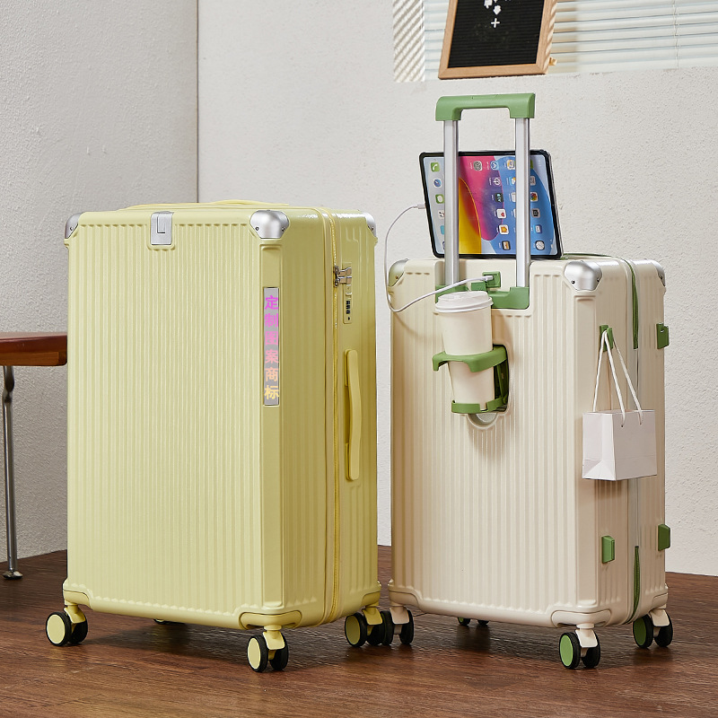 高颜值行李箱女20寸定 制logo图案旅行拉杆箱28密码箱子24套装