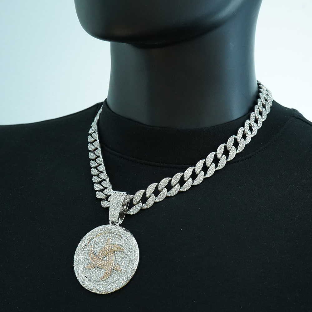 Plata con cadena cubana (18 pulgadas)