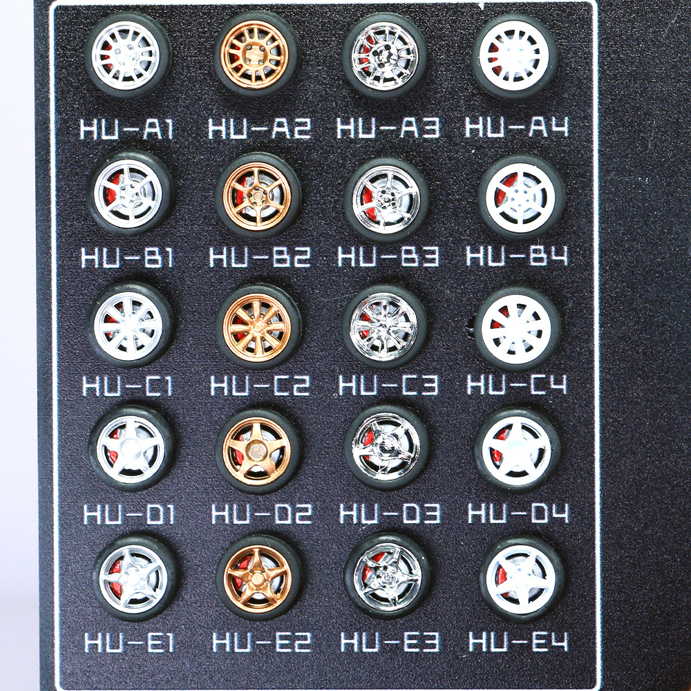 1/64 모델 휠 허브 캘리퍼 디스크 브레이크 금속 페인트 금속 샤프트 X3 직경 8.5MM