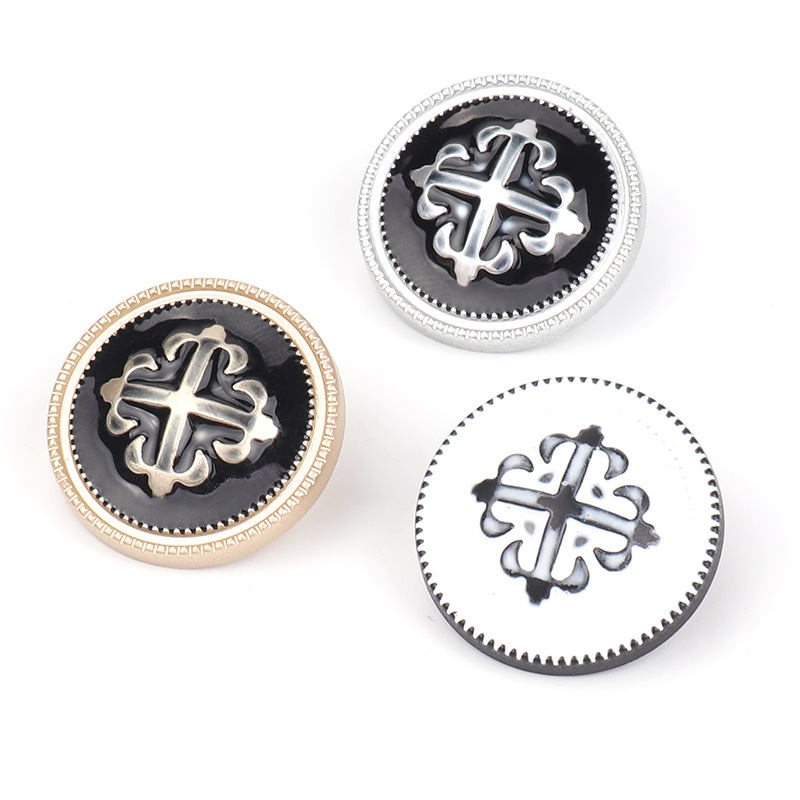 现货塑料纽扣珍珠高脚金边扣子女士圆形花边小香风衬衫毛衣扣S251