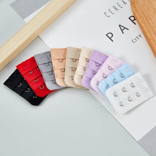 [Full] Three rows and two buttons/bra extension buckle/bra buckle/underwear extension buckle/adjusting buckle