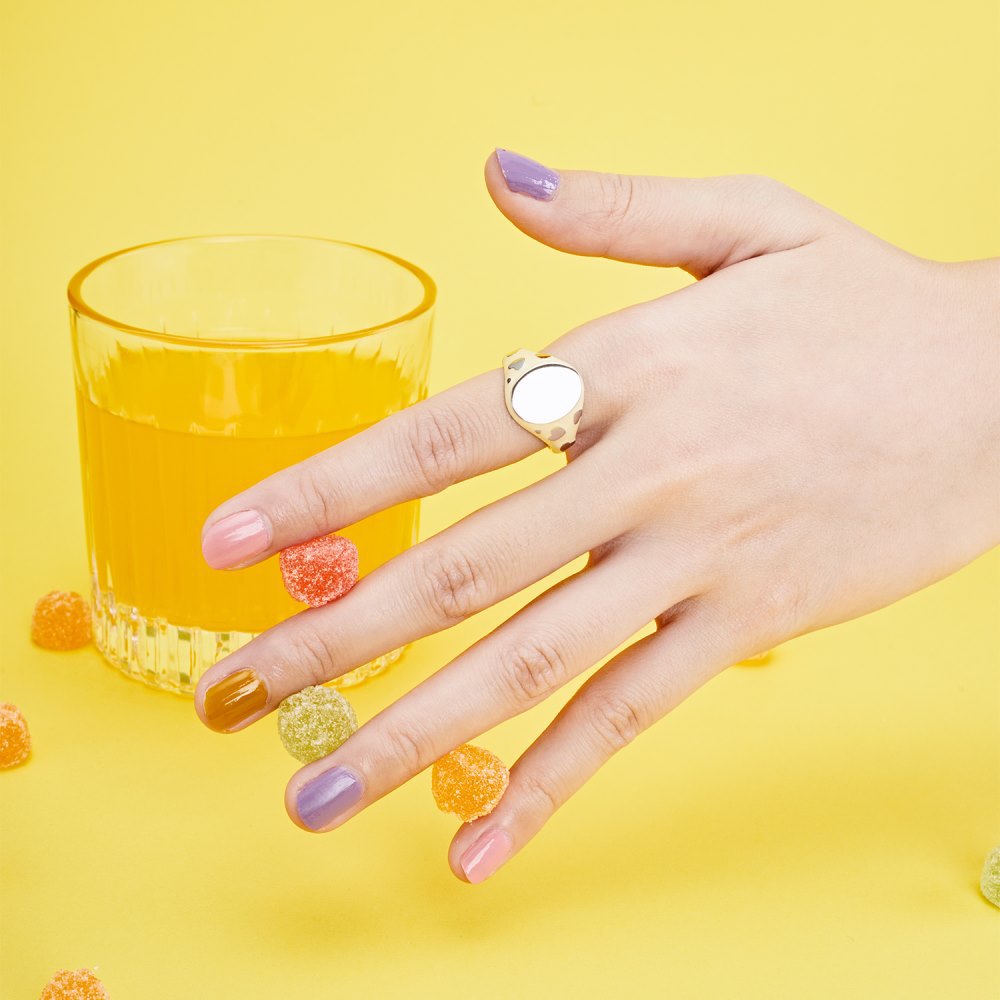 Fashion Heart Shape Sterling Silver Plating Rings