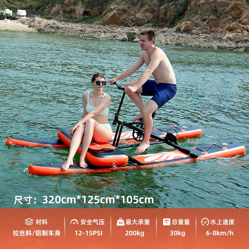 Космическое оборудование для водных развлечений на открытом воздухе Морской парк углерод-алюминиевый материал для водного велосипеда педали экскурсионная лодка