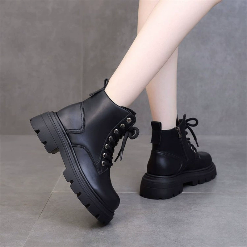 Martens, warm low boots platform, footwear