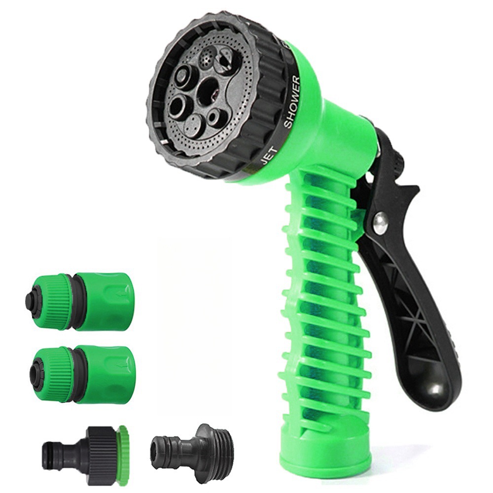 厂家批发家用园林水枪洗车水枪多用途7功能浇花水枪园林喷水枪