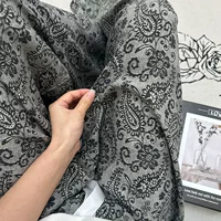 Летние домашние хлопковые шелковые пижамы, пляжные брюки с девятью точками, большие размеры, свободные повседневные широкие брюки, прогулочные брюки с высокой талией