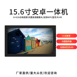 Touch all-in-one machine 15.6-inch Android smart capacitive screen advertising machine interactive screen smart terminal