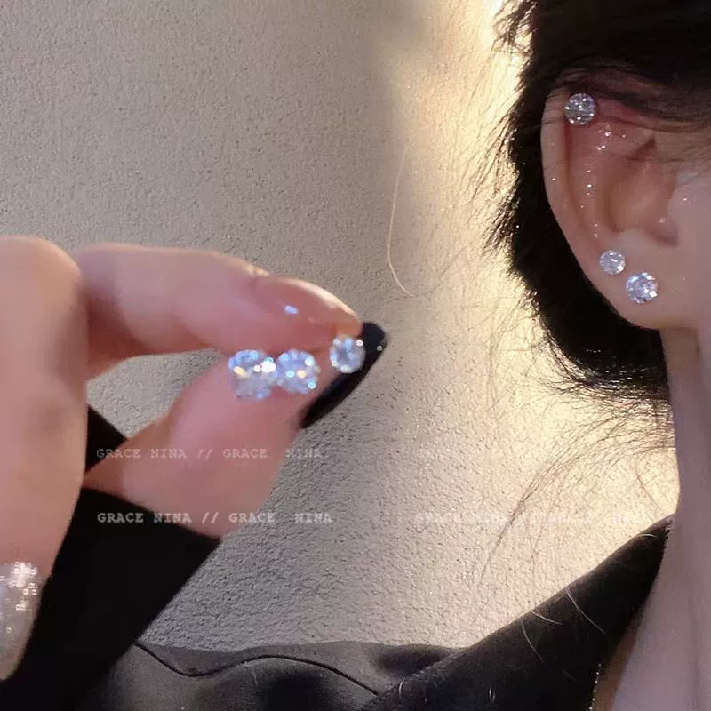 Серебряная игла из жемчуга, циркония, модный универсальный дизайн серьг, образец серебра 925, высокий стиль качества, простой и элегантный дизайн