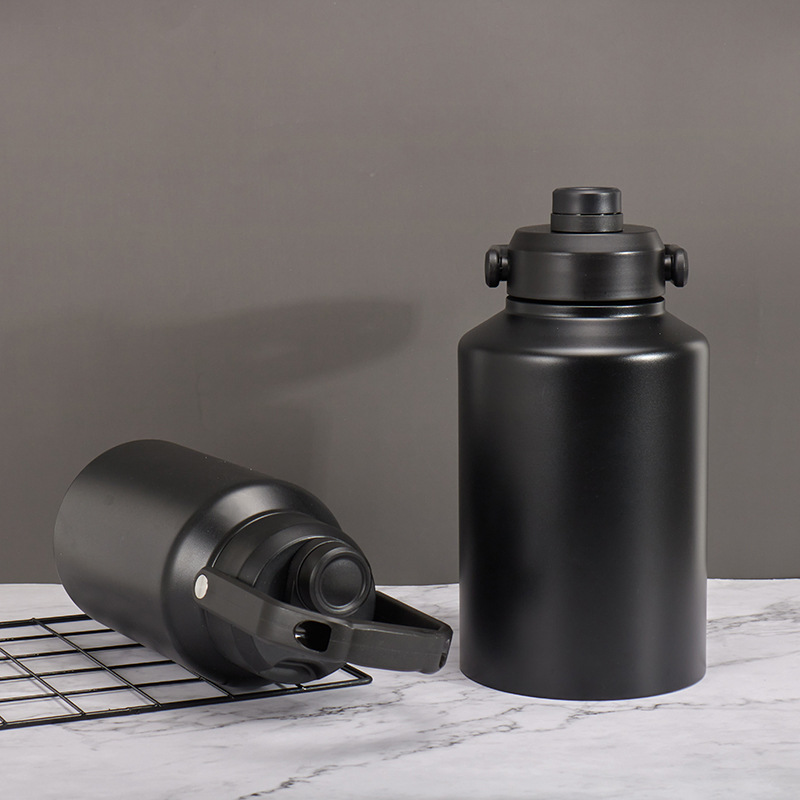 64oz128oz transfronteriza nueva gran capacidad deportes hervidor de agua al aire libre portátil montañismo viajes olla de aislamiento