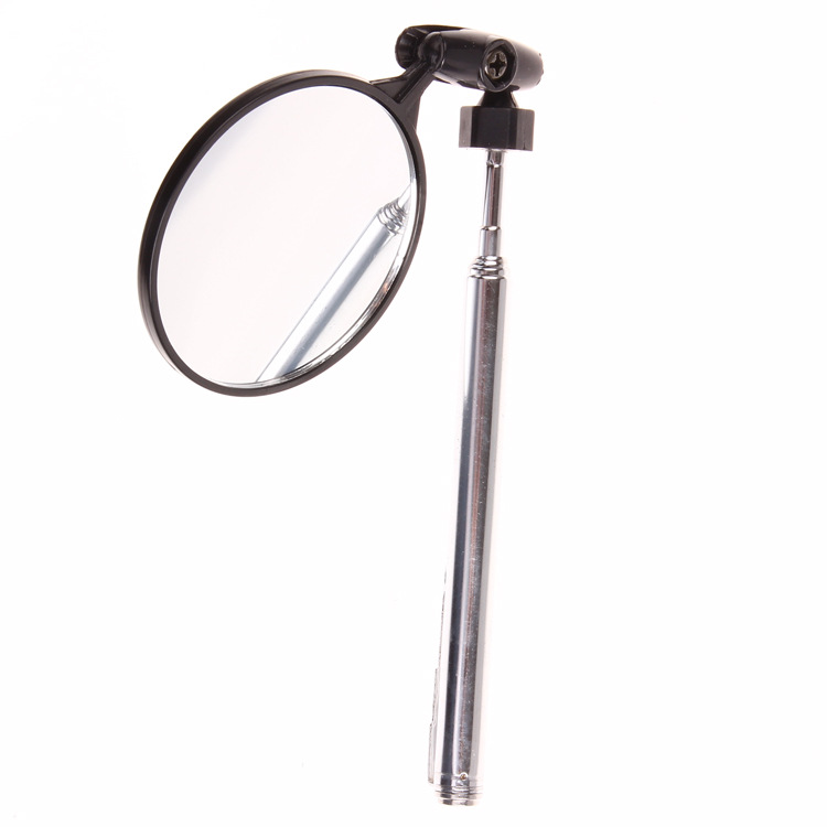 日本亲和shinwa企鹅点检镜车底检查镜伸缩式反光检测镜圆形75758