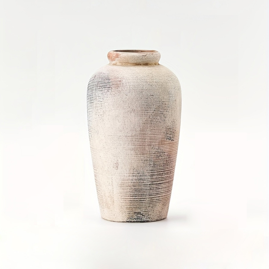 Wabi-sabi Style Vintage Ceramic Vases, Pots, Flower Arrangements, Decorative Items For Living Room, Homestay, Entrance_voghion.com