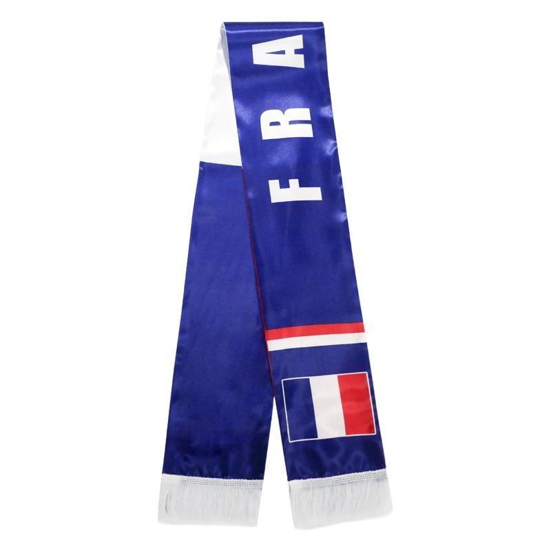 Bufanda de aficionado de la Copa Mundial de EE. UU., Canadá y México, de poliéster de doble cara con borlas, bufanda de fútbol satinada, artículos para animar en eventos