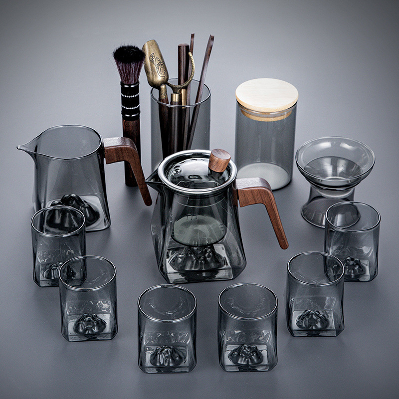 11개 담배재 산경 감상 샤오모 6잔 + 다도 + 차 캔