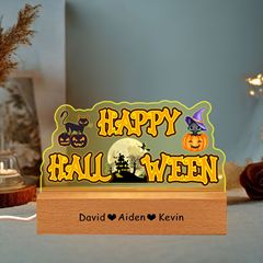 亚马逊新品万圣节南瓜图案个性化桌面摆台Etsy创意节日礼物LED灯