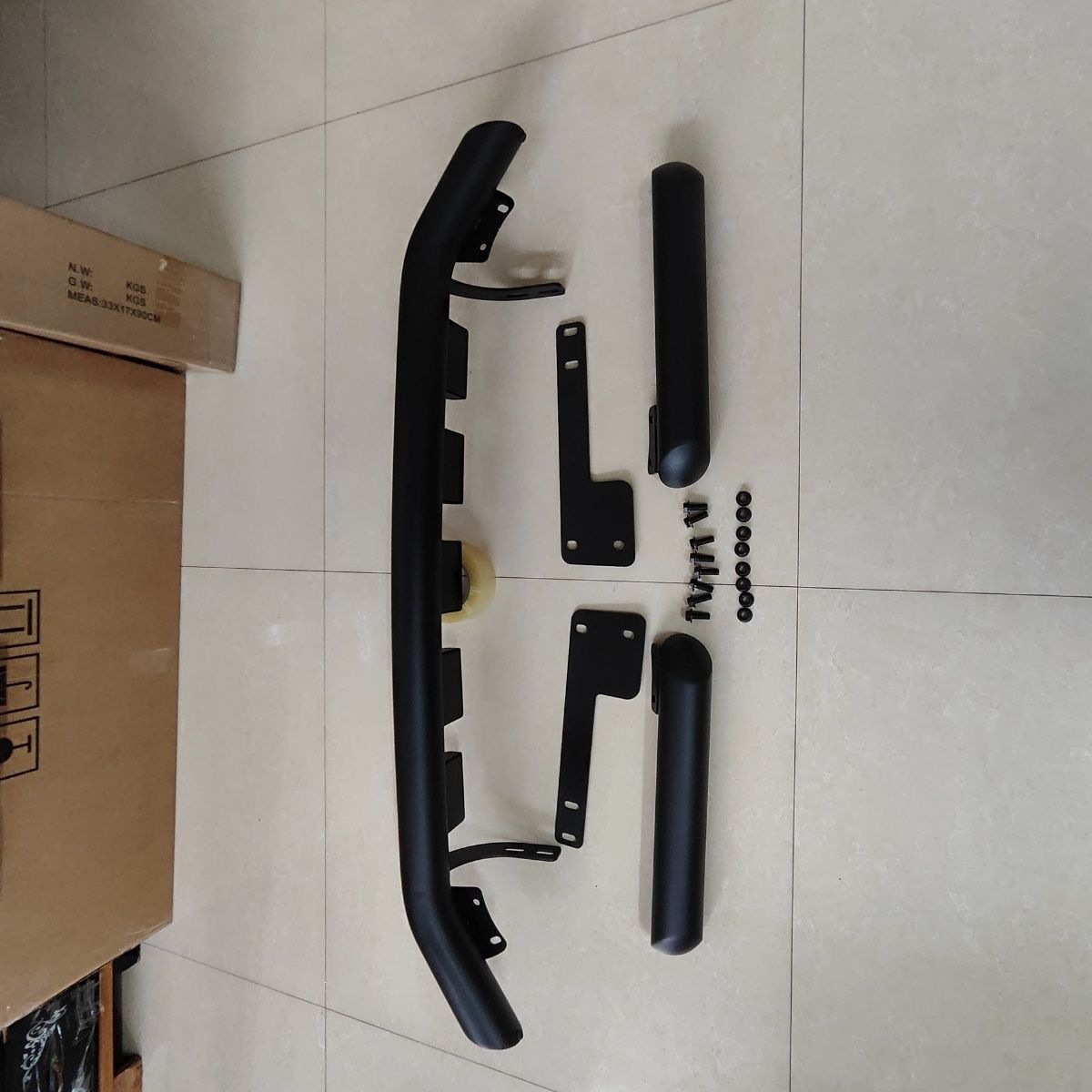 Suitable for 2015-2026 Hilux REVO modified front bumper, three-section front bumper, anti-collision bar