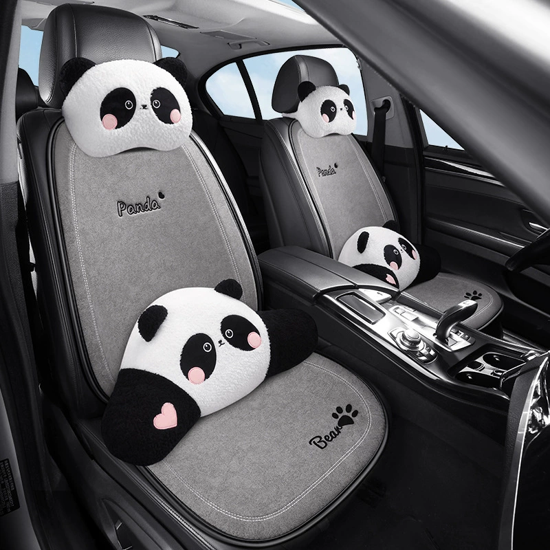 Автомобильная подушка Четыре сезона универсальная автомобильная холодная прокладка креативная мультяшная панды сиденья