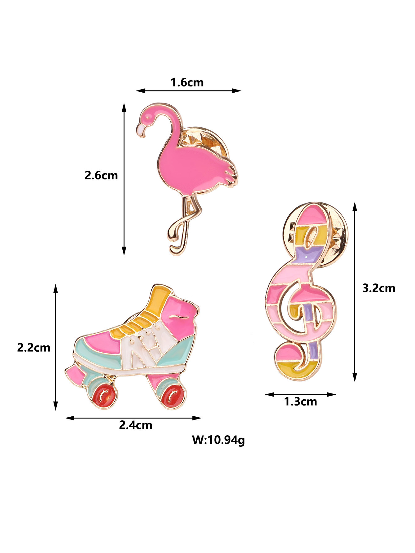 20g Weight Brooches Classification Holiday, Daily Occasion Alloy Material Tree, Planet Pattern All Seasons Season Unisex Gender Enamel Design Cute, Modern Style Style Cute Modern Style Pin Tree Planet Alloy Enamel Unisex Brooches 2