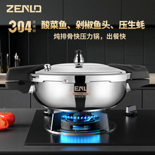 震龙鱼头高压锅304不锈钢家用迷你小型微压锅2024新款防爆加厚压