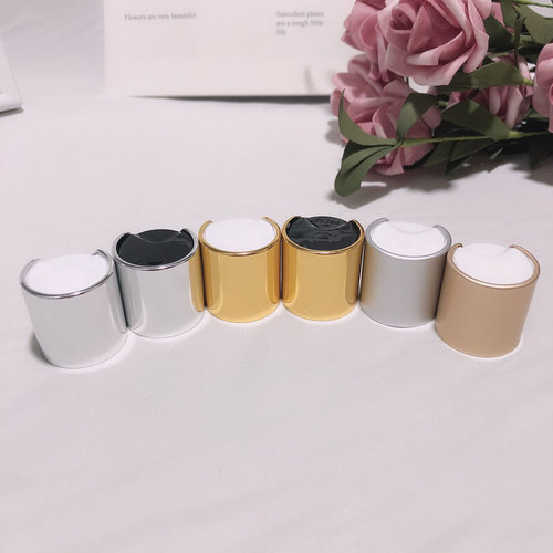 120ml flat shoulder gold and silver anodized aluminum Qianqiu cap shampoo lotion shower gel pure dew plastic bottle